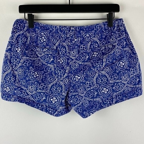 Old Navy Shorts Womens Size 4 Blue Floral Design Pockets Casual - Picture 4 of 6
